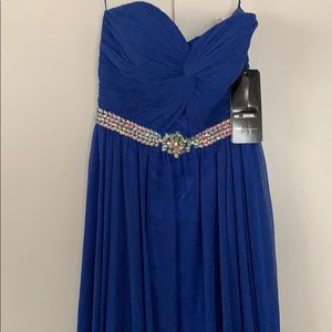Formal dark blue dress- perfect for weddings